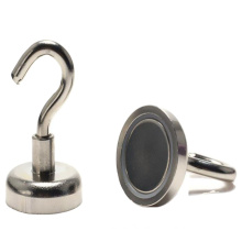 china manufacturers neodymium magnets holder 2200pound 1000kg fishing hook 5.31inch with eye bolt